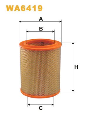 WA6419 WIX FILTERS Воздушный фильтр