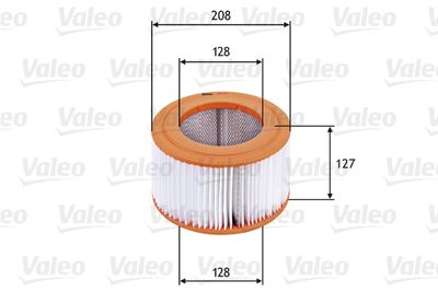 585734 VALEO Воздушный фильтр