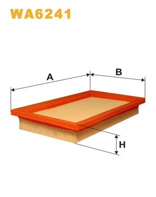WA6241 WIX FILTERS Воздушный фильтр