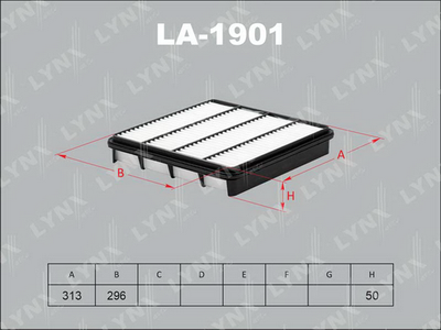 LA1901 LYNXauto Воздушный фильтр