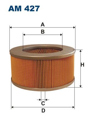 AM427 FILTRON Воздушный фильтр