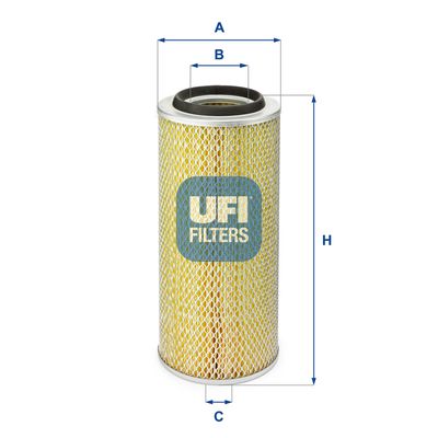 2782800 UFI Воздушный фильтр