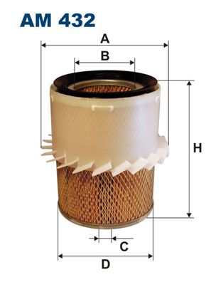 AM432 FILTRON Воздушный фильтр