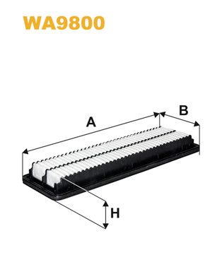 WA9800 WIX FILTERS Воздушный фильтр