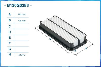 B130G0283 CWORKS Воздушный фильтр