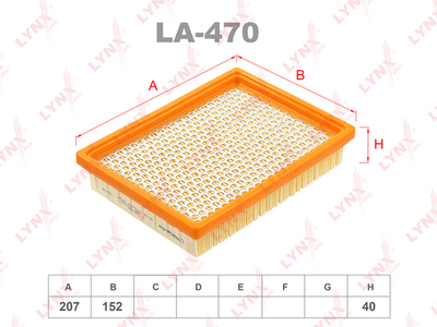 LA470 LYNXauto Воздушный фильтр