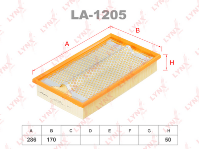 LA1205 LYNXauto Воздушный фильтр