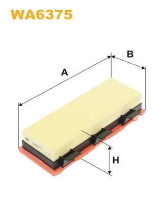 WA6375 WIX FILTERS Воздушный фильтр