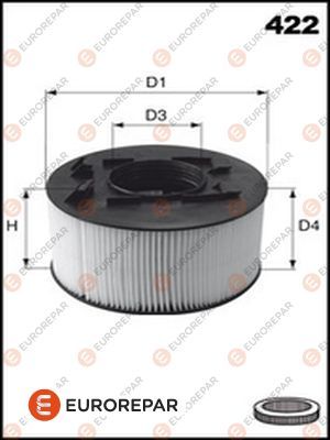 E147311 EUROREPAR Воздушный фильтр