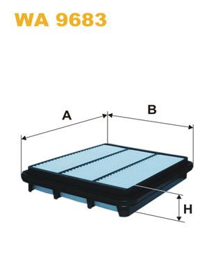 WA9683 WIX FILTERS Воздушный фильтр