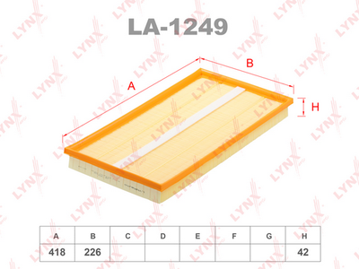 LA1249 LYNXauto Воздушный фильтр