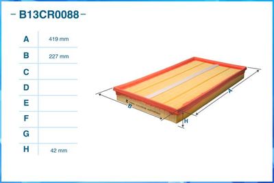 B13CR0088 CWORKS Воздушный фильтр