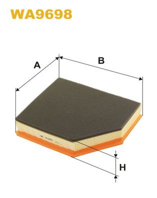 WA9698 WIX FILTERS Воздушный фильтр