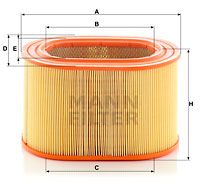 C24135 MANN-FILTER Воздушный фильтр