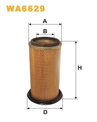 WA6629 WIX FILTERS Воздушный фильтр