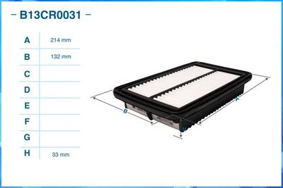 B13CR0031 CWORKS Воздушный фильтр