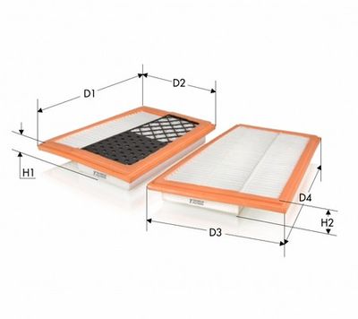 AR10662PMX2 TECNECO FILTERS Воздушный фильтр