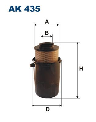 AK435 FILTRON Воздушный фильтр