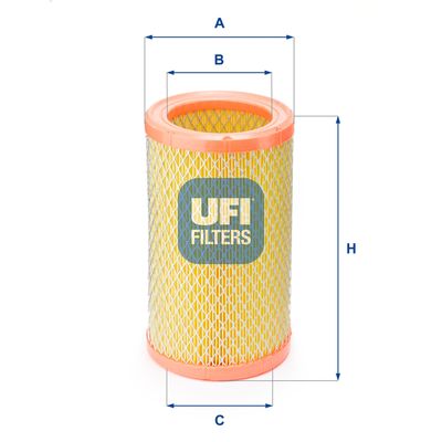 2782400 UFI Воздушный фильтр