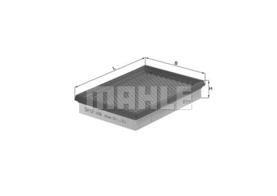 LX1038 MAHLE Воздушный фильтр