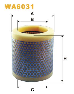 WA6031 WIX FILTERS Воздушный фильтр