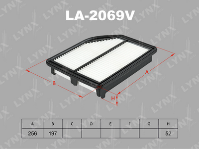 LA2069V LYNXauto Воздушный фильтр