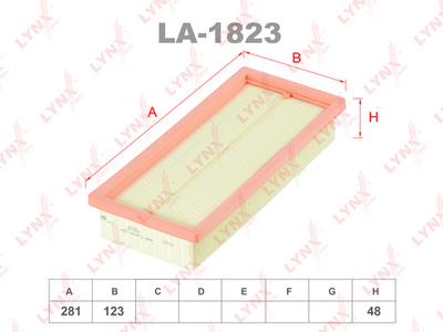 LA1823 LYNXauto Воздушный фильтр