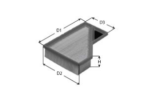 MA3188 CLEAN FILTERS Воздушный фильтр