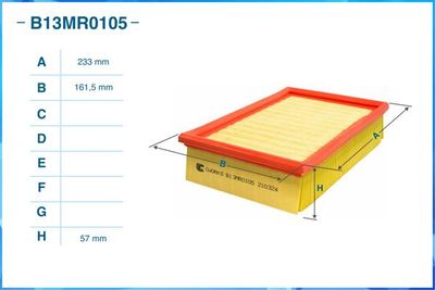 B13MR0105 CWORKS Воздушный фильтр