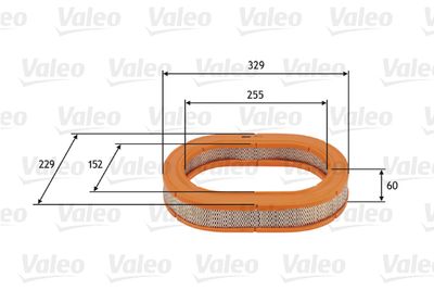 585723 VALEO Воздушный фильтр