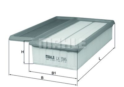 LX3345 KNECHT Воздушный фильтр