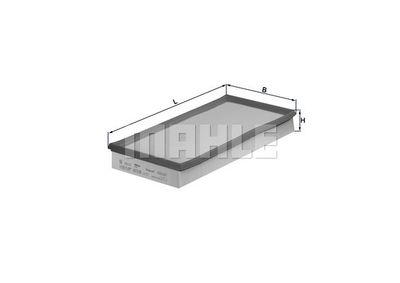 LX726 KNECHT Воздушный фильтр