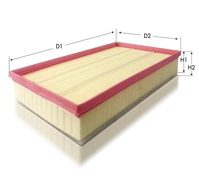AR1687PMS TECNECO FILTERS Воздушный фильтр