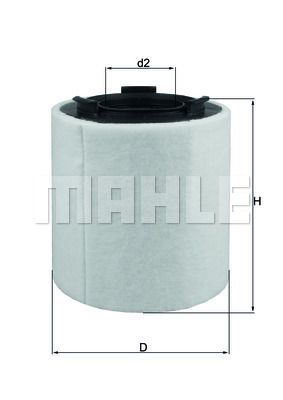 LX2831 MAHLE Воздушный фильтр