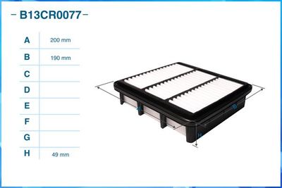 B13CR0077 CWORKS Воздушный фильтр