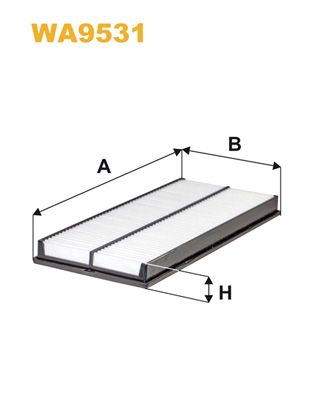 WA9531 WIX FILTERS Воздушный фильтр