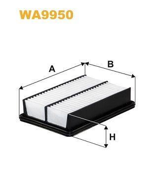 WA9950 WIX FILTERS Воздушный фильтр