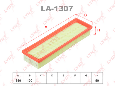 LA1307 LYNXauto Воздушный фильтр