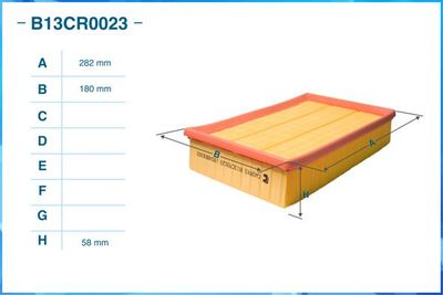 B13CR0023 CWORKS Воздушный фильтр