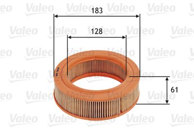 585656 VALEO Воздушный фильтр