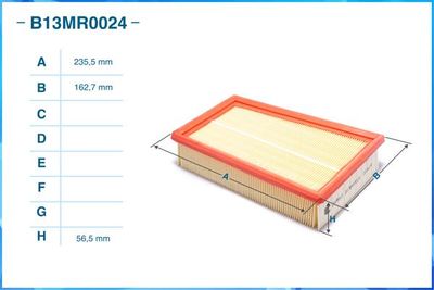 B13MR0024 CWORKS Воздушный фильтр