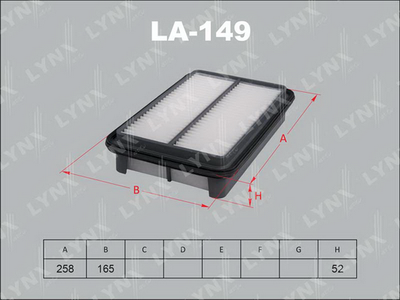 LA149 LYNXauto Воздушный фильтр