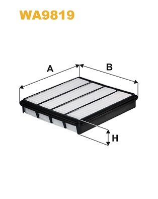 WA9819 WIX FILTERS Воздушный фильтр