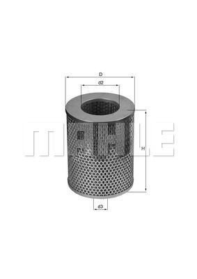 LX912 KNECHT Воздушный фильтр