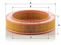 C25521 MANN-FILTER Воздушный фильтр