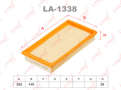 LA1338 LYNXauto Воздушный фильтр