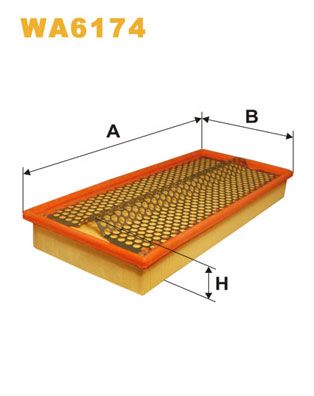 WA6174 WIX FILTERS Воздушный фильтр