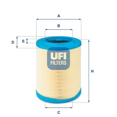 2760600 UFI Воздушный фильтр