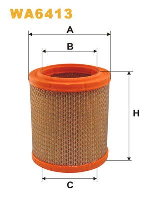 WA6413 WIX FILTERS Воздушный фильтр