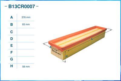 B13CR0007 CWORKS Воздушный фильтр